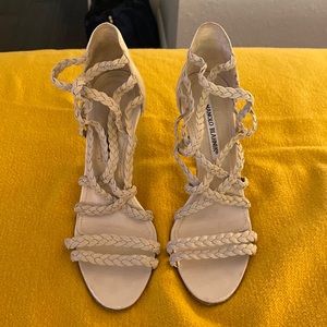 Manolo Blahnik Tan Heels